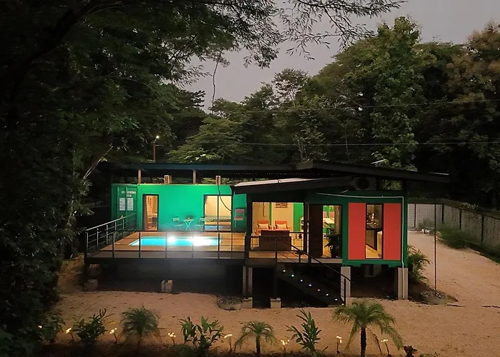 Jungle Container Private Pool 8 Min Avellanas Villa *