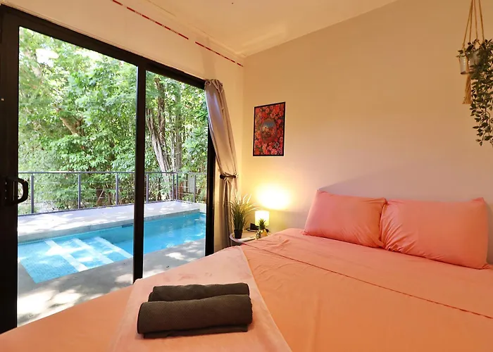 Jungle Container Private Pool 8 Min Avellanas Villa *